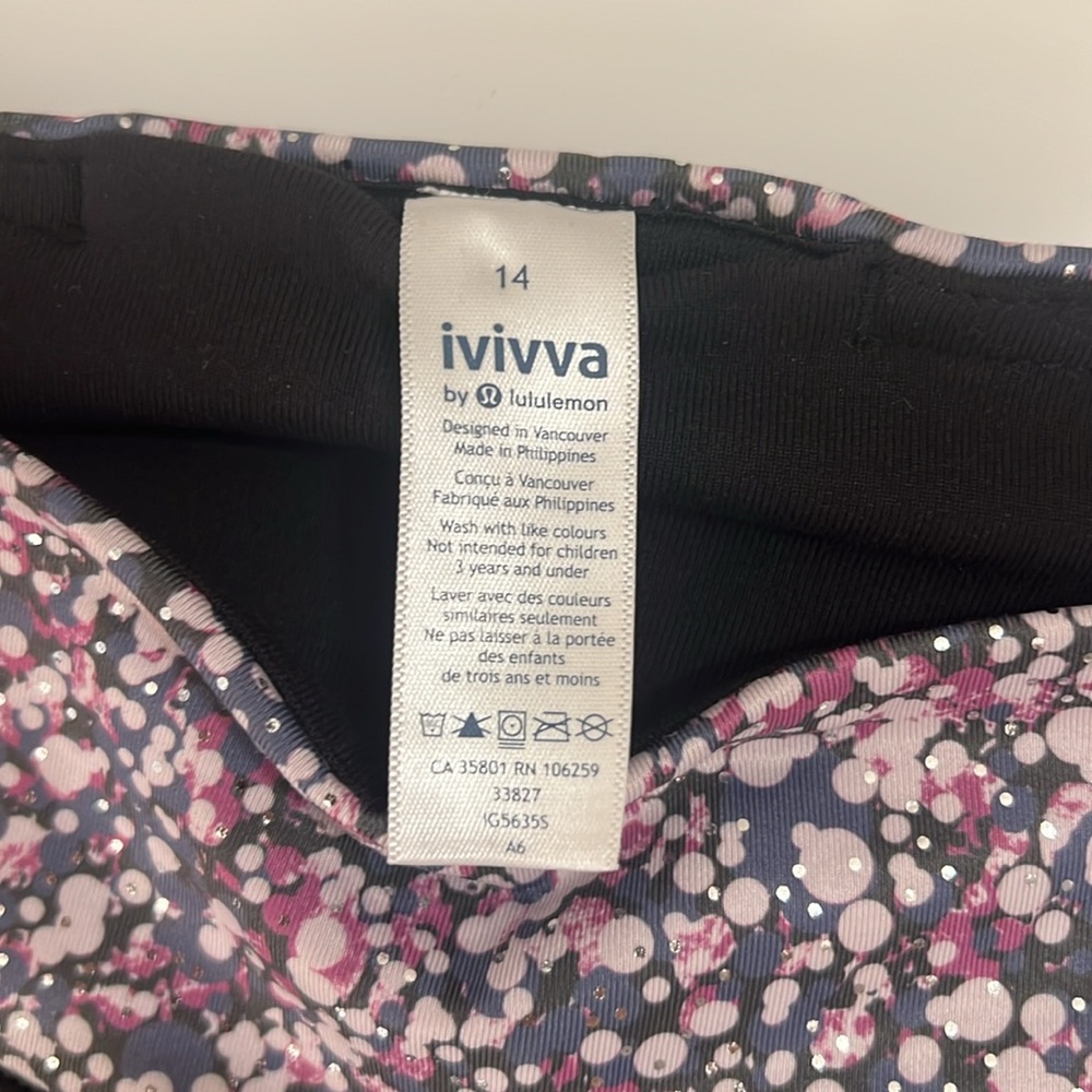 NWOT / Ivivva yoga pants - Picture 3 of 3